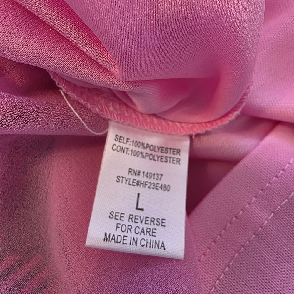 HYFVE Pink Sheer Blouse Set - Picture 7 of 10